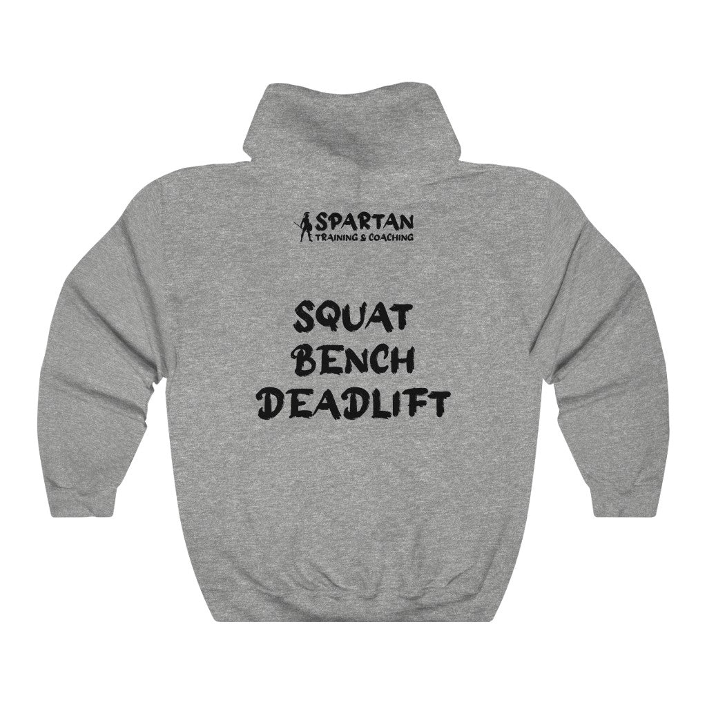 Squat Bench Deadlift Hoodie – Spartan Training & Coaching